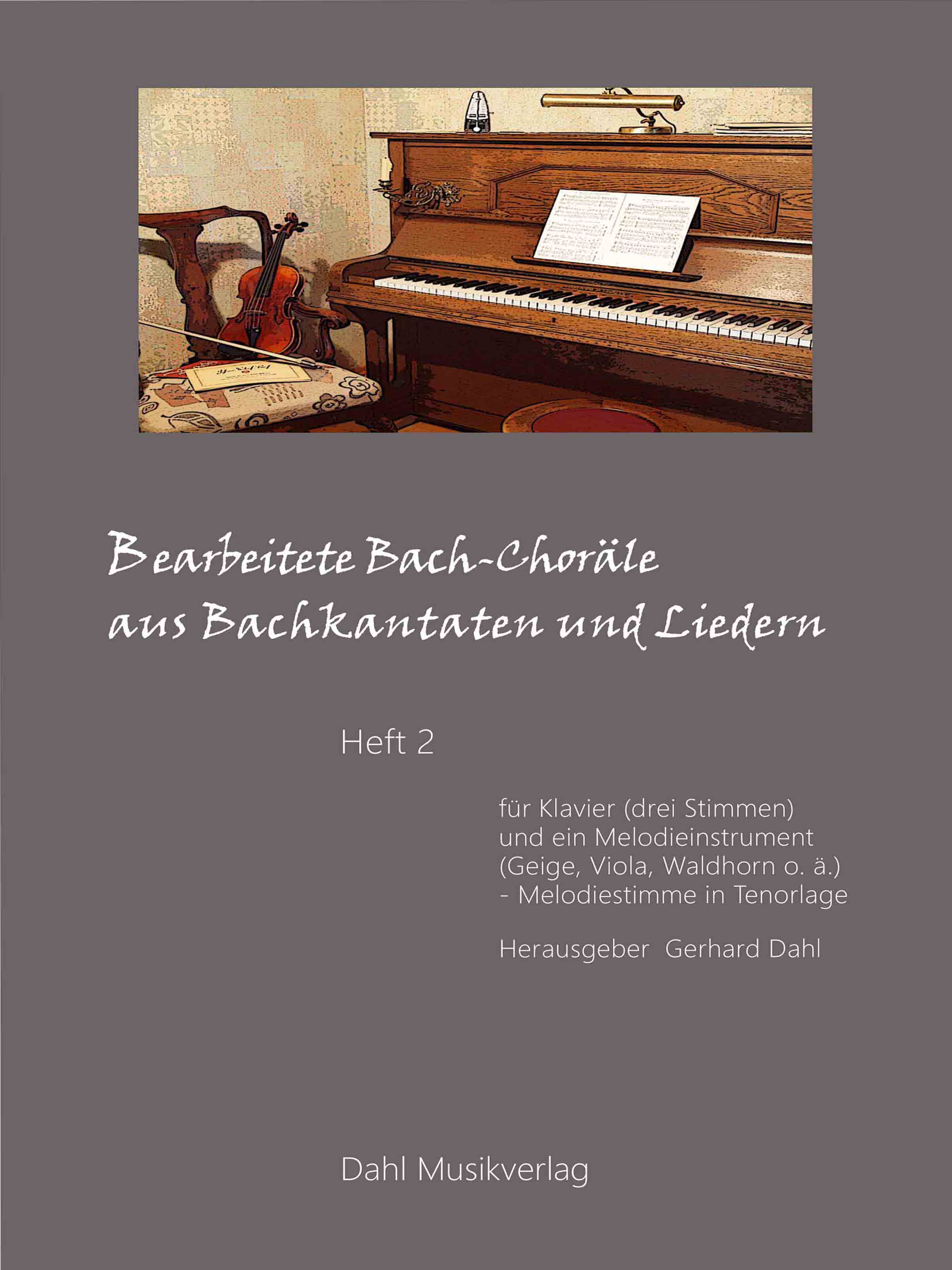 - Farbiges Deckblatt des Notenhefts 2 -