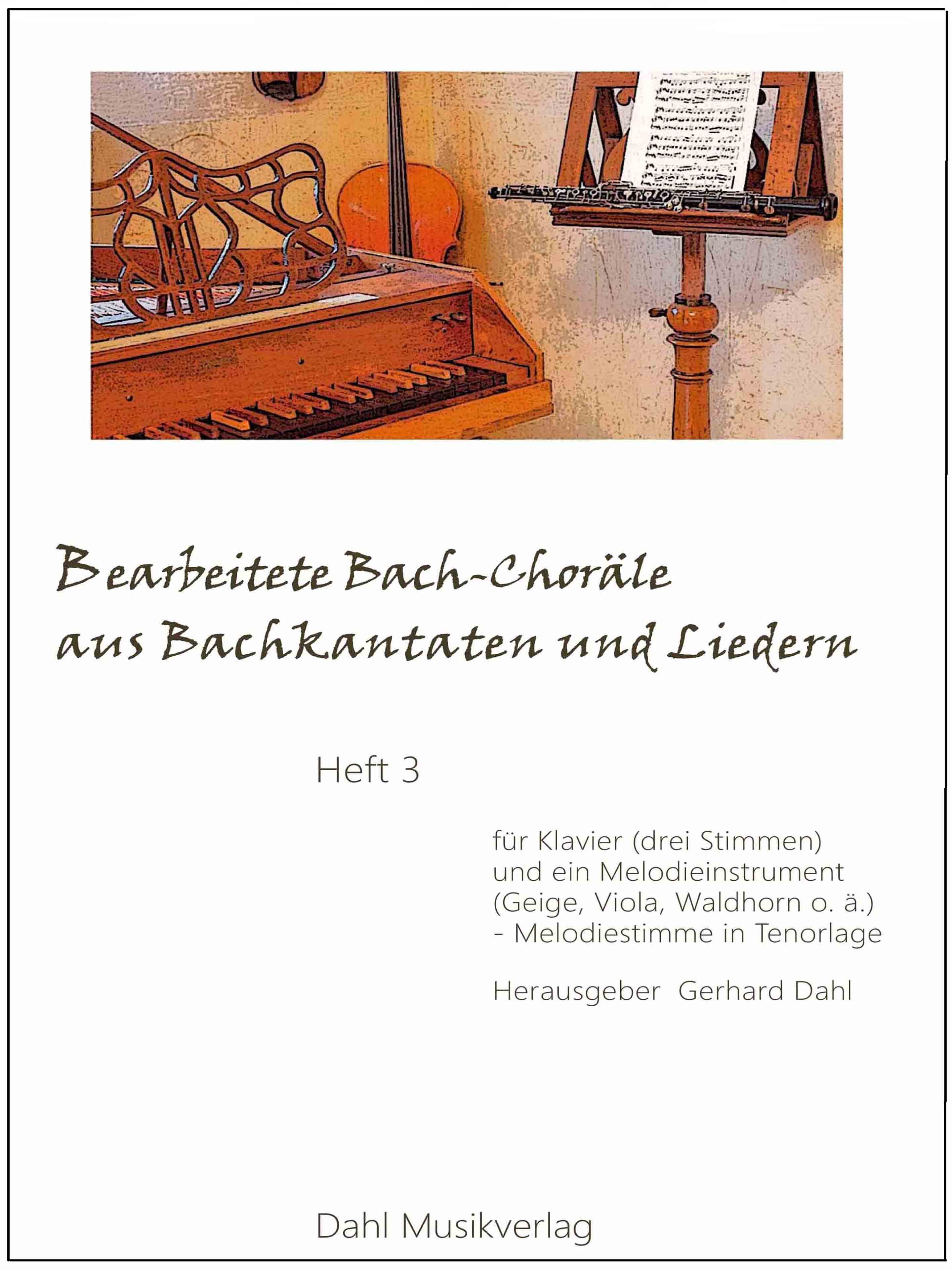 - Farbiges Deckblatt des Notenhefts 3 -